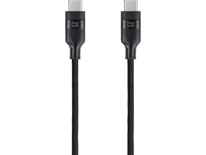 BlueBuilt Usb C naar Usb C Kabel 3m Nylon Zwart