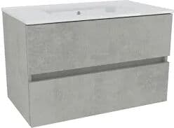 Legnox Crea Consolle 2 Cassetti 80 Cm. C/lavabo Codice Prod: 5kretv1.054  5domlv1.001