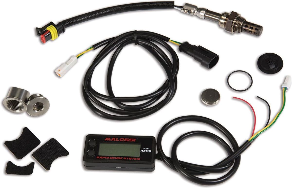Rapid Sense System A / F Ratio Meter Con Filetto M12x1.25 Malossi Baotian Eco Bike 50 4t (139 Qmb)