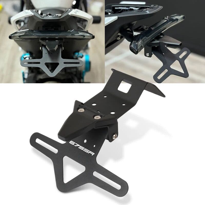 YOLENSE Motorcycle Tail Tidy Fender Eliminator Registration License Plate Holder Bracket For 675SR 675SR-R 675NK 675 SR SRR 675 NK