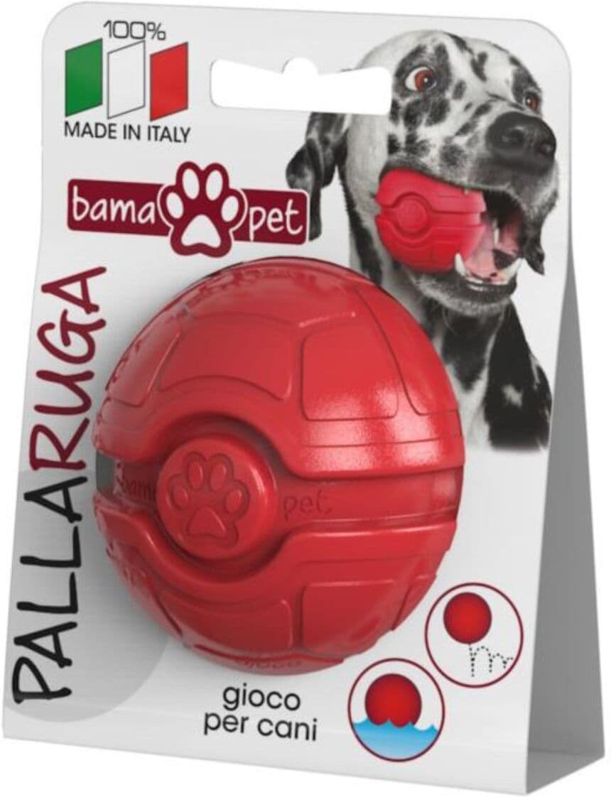 Bama Pet Palla Ruga Gioco per Cani Verde