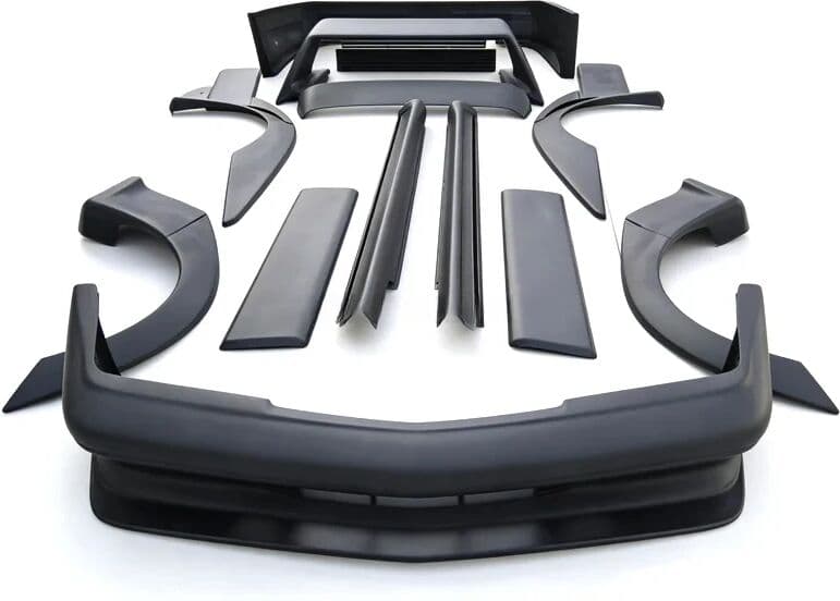 NONE Tuning Evo Style Body Kit Fr/Rr Bumpers Spoiler Side Skirts Wide Wheel Arches for E Class W124