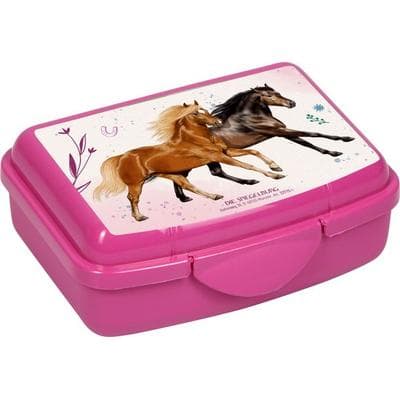 Mini-Snackbox - Pferdefreunde, pink