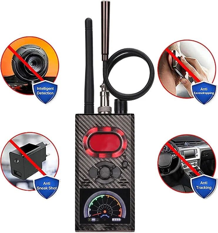 NONE K99 K88 Anti Spy Hidden Camera Detector RF Signal Wireless Camera Lens Bug GPS Tracker Magnetic GSM Device Scan Finder