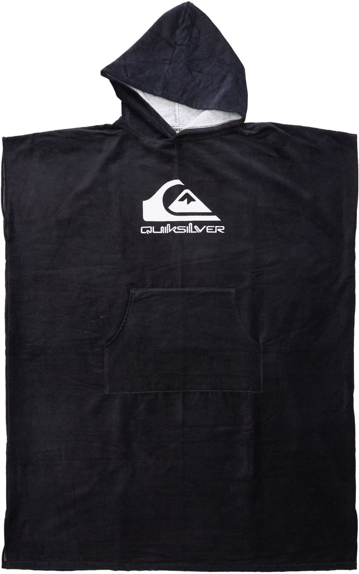 Quiksilver Poncho-toalla para surf de hombre Hoody Towel .  (Única) Negro