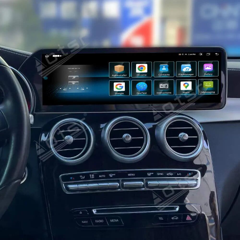 Aotsr 14.9 Inch Android 13 Car Radio For Mercedes Benz C-Class W205 GLC 2015-2018 CarPlay HD Touch Screen GPS Navigation Player Auto