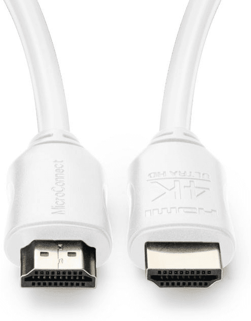 MicroConnect Hdmi-Kabel 4k, 1m, 1 Stykk, Sen-W128831824 Hvit