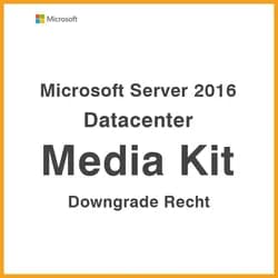 Microsoft Server 2016 Datacenter Media Kit | Downgraderecht