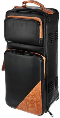 Gard 4-ECLK Elite Gigbag 2 Trumpets Schwarz mit braunen Akzenten