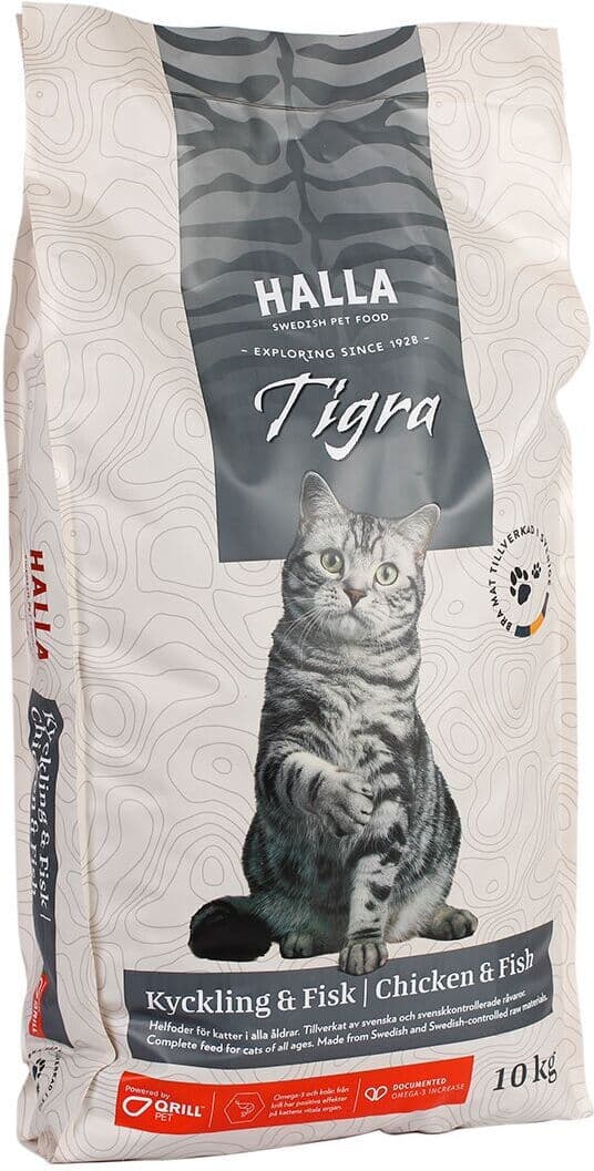 Halla Pet Food Halla Foder Tigra Kyckling & Fisk 3 kg