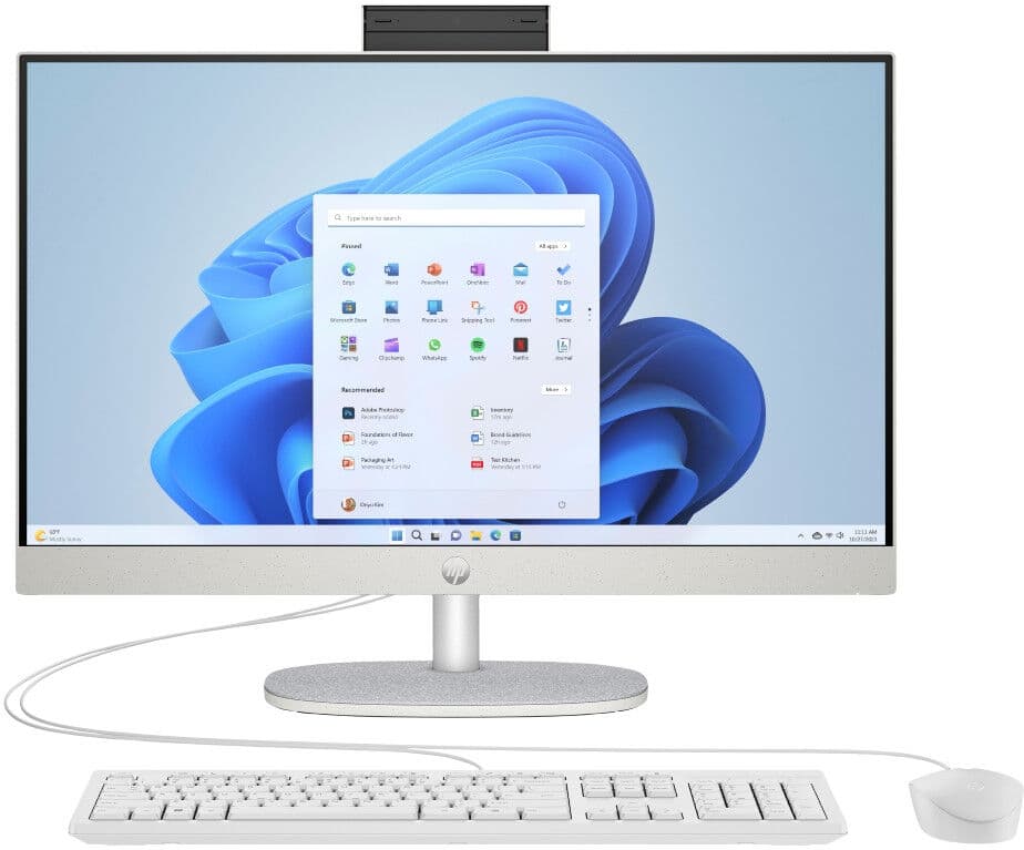 HP All-in-One 24-cr0054nf 24" Full HD Intel 8GB 512GB W11 demo