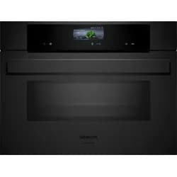 Siemens CM936GCM1 iQ700, Einbau-Kompaktbackofen mit Mikrowellenfunktion, 60 x 45 cm, Matt schwarz - StudioLine