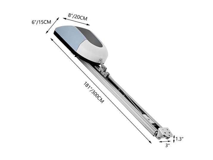 Moteur de porte de garage SIHAO 220V, capacité de levage de 800N et télécommande sans fil, automatisation intelligente de sécurité pour portes de garage sectionnelles domestiques 8