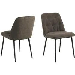Actona »Brooke« Esszimmerstuhl Stoff beige