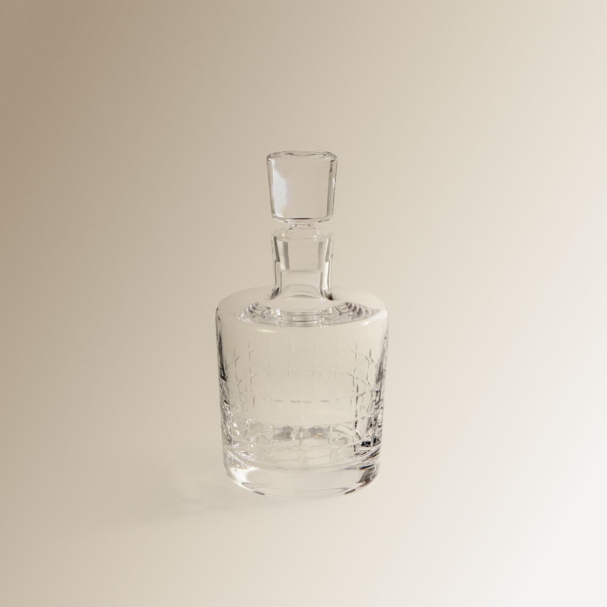 El Corte Inglés Licorera con tapón Leeds . Transparente