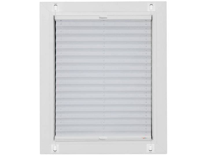 Plissee SUNLINES Start-up Style Crush, ohne Bohren, blickdicht , weiß, B:48cm H:185cm, Obermaterial: 100% Polyester, Plissees, Plissee, geklebt mit Gelenkklebeplatte