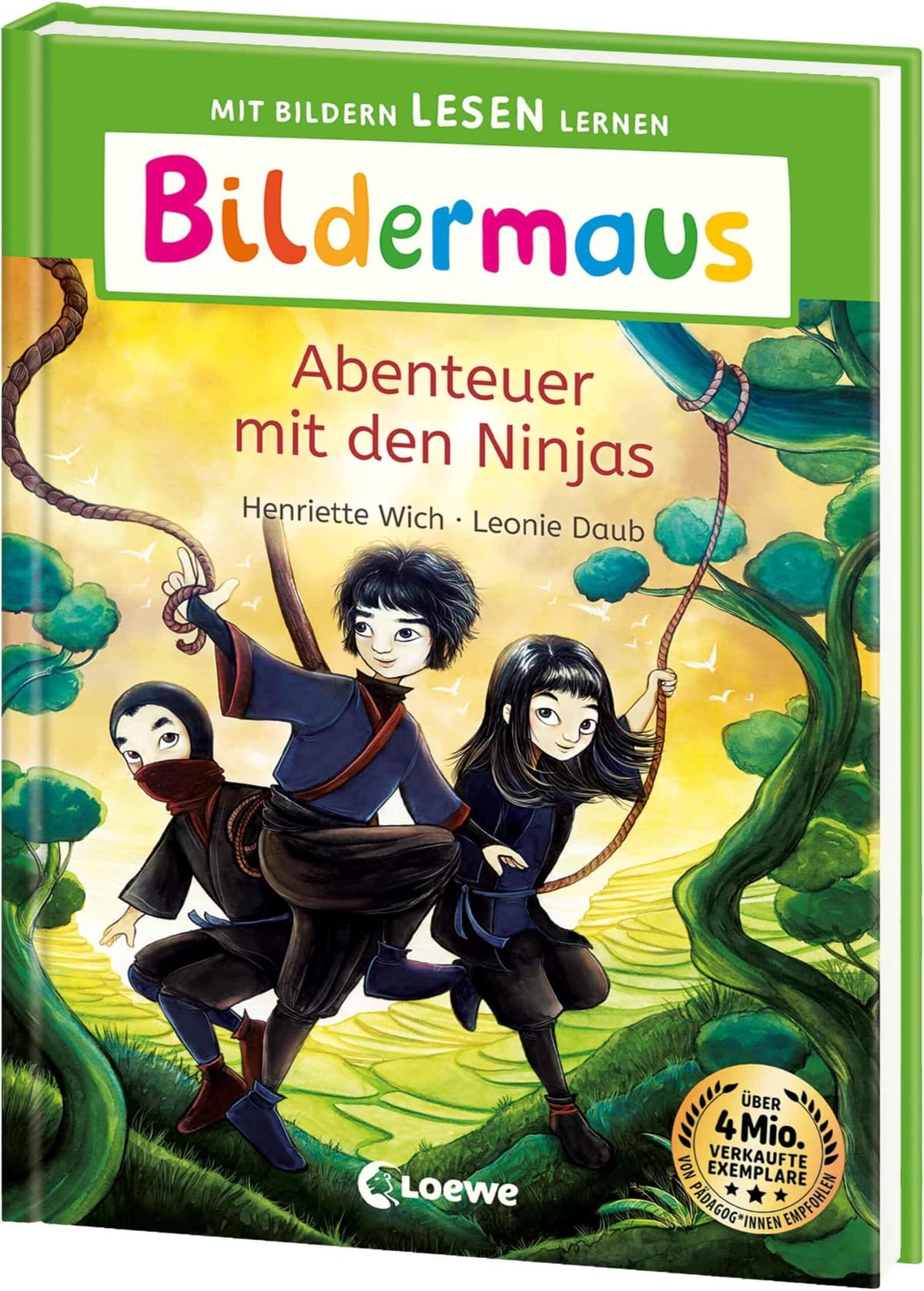 Henriette Wich - Bildermaus - Abenteuer mit den Ninjas: Mit Bildern lesen lernen - Ideal für die Vorschule und Leseanfänger ab 5 Jahren - Mit Leselernschrift ABeZeh - Preis vom 16.10.2026 11:41:07 h
