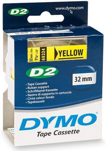 Dymo 69324 fita de etiquetas amarelas 32mm (S0721280)
