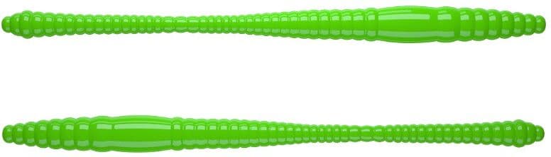 Libra Lures Dying Worm 70-Cheese-026 - Hot Green