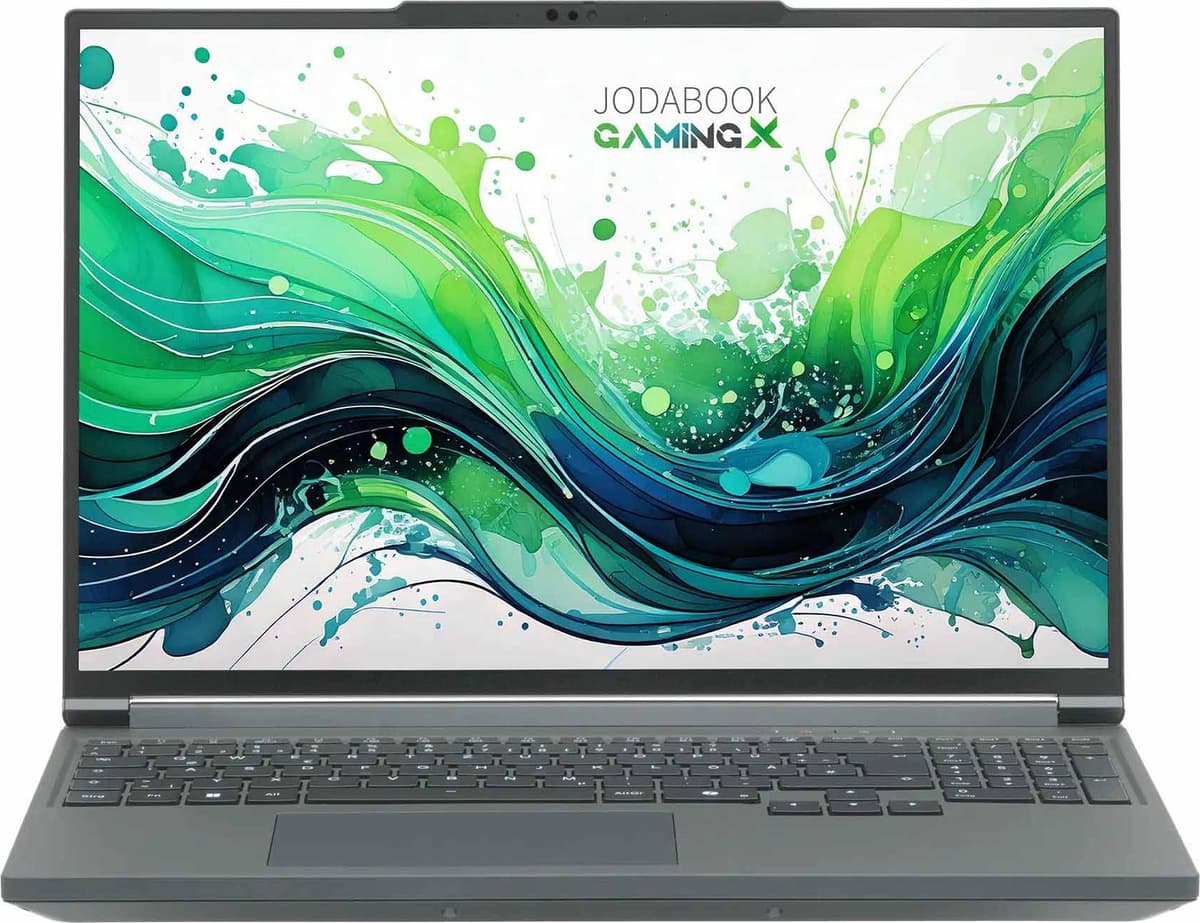JodaBook Gaming X N16 (Schwarz, 16" WQXGA, Intel Core i9-13900HX, GeForce RTX 5070, 64 GB RAM, 4 TB SSD) mit Windows 11 Pro