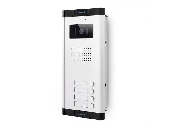 Caméra de sonnette HOMSECUR 520C-4 pour système d'interphone vidéo HDS pour 4 familles