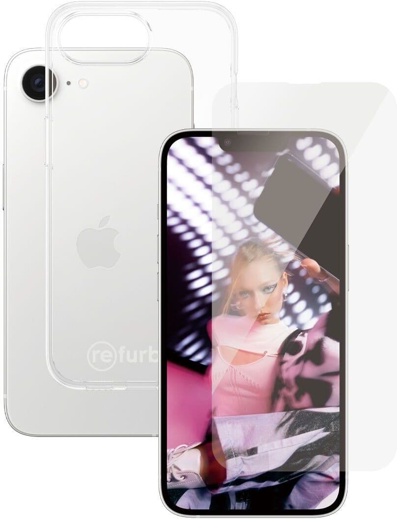 Przezroczyste etui na telefon i ochrona ekranu   PanzerGlass™   iPhone 16e - Refurbished