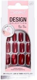 Depend Design Selection - Deep Cherry Medium Square - 1 sett