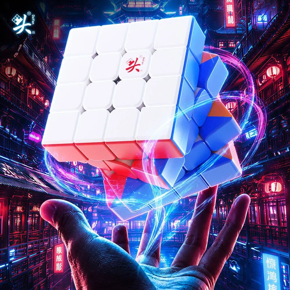[JudyCube] Dayan JingHong 4X4 Magnetic Magic Cube Speed Cube Fidget Toys Danyan 4x4 Cubo Magico Puzzle