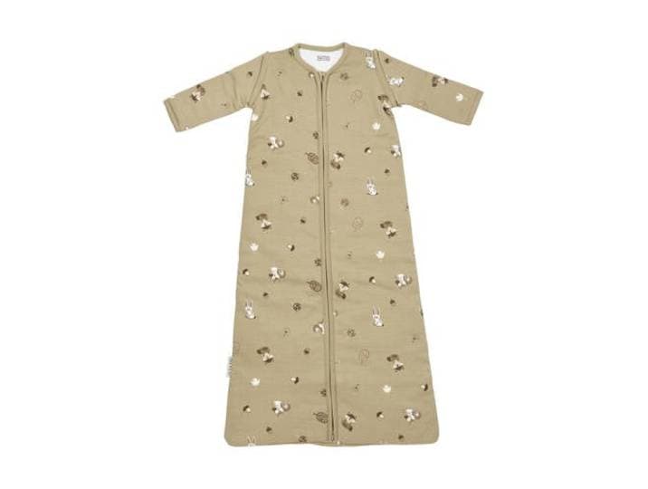 Meyco baby slaapzak met afritsbare mouwen Forest Animals sand