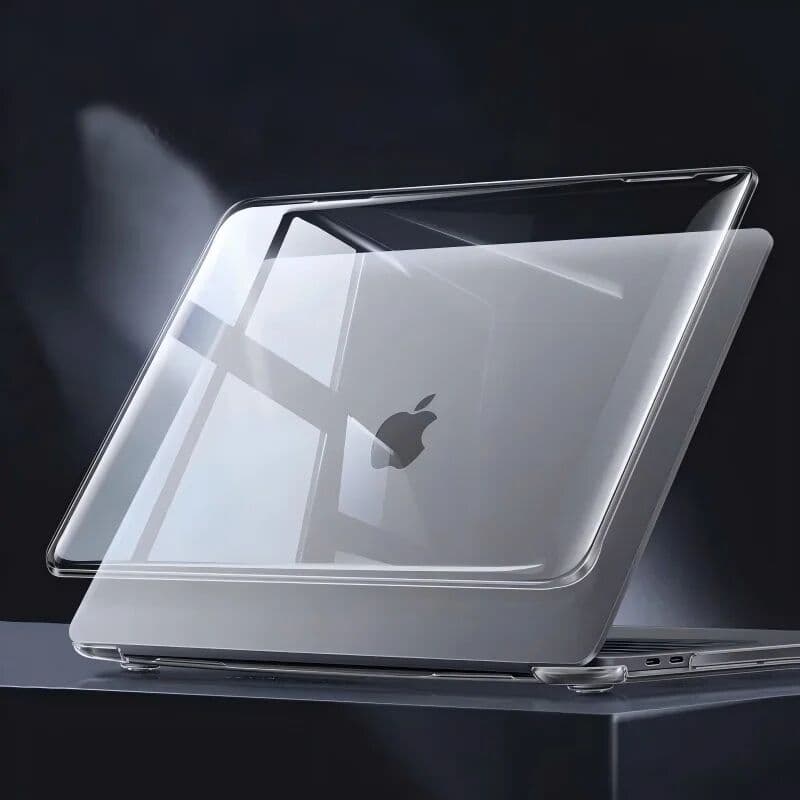 NONE Ultra Crystal Clear Laptop Case for MacBook Pro 14 16 inch M3 M4 M5,MacBook Air 15