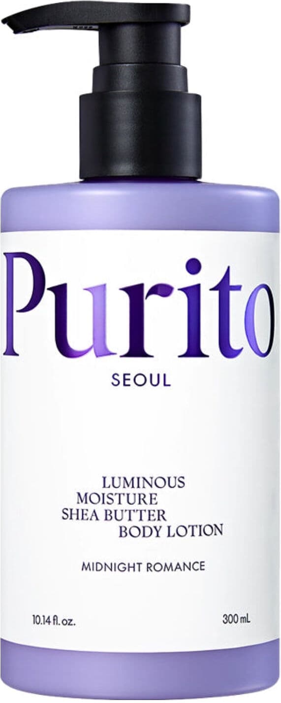 PURITO SEOUL Luminous Moisture Shea Butter Body Lotion Midnight Romance 300ml