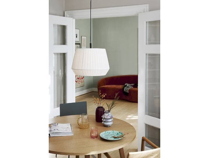 home24 Hanglamp Ø 40cm wit/wit katoen E27