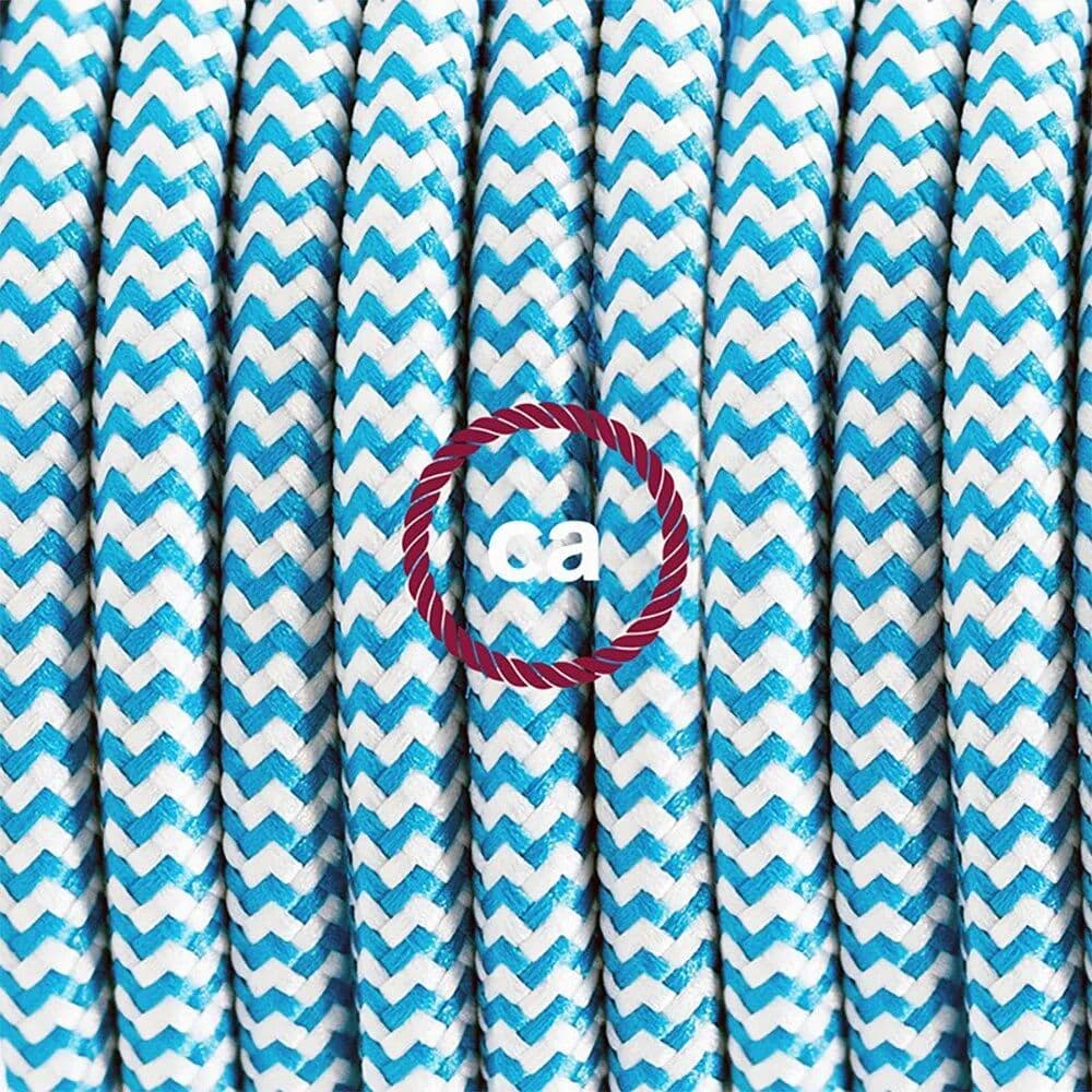 Creative Lámpara Colgante Rz11 Zigzag 1 M Turquoise / Copper One Size