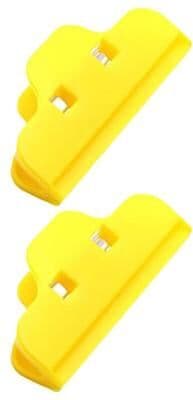 Uplifted Finds 10pc Universal Fastening Clamp Set Adjustable Plastic Clip Fixture For Phone & Tablet Screen Repair 2 Pcs Yellow