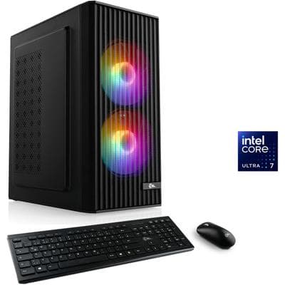 CSL Gaming-PC "Spectrum V27321W", schwarz, Microsoft Windows 11 Home (64 Bit), GeForce RTX 4060, 32 GB RAM 1.000 GB SSD, Desktop-PCs