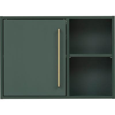 Hängeschrank WELLTIME "Kent, Hängeschrank, Made in Germany, B: 66 cm", grün (waldgrün), B:66,8cm H:48,4cm T:16cm, FSC-zertifizierter Holzwerkstoff, Schränke, Hängeschrank, Solide Verarbeitung - Dieses Produkt ist in Deutschland gefertigt