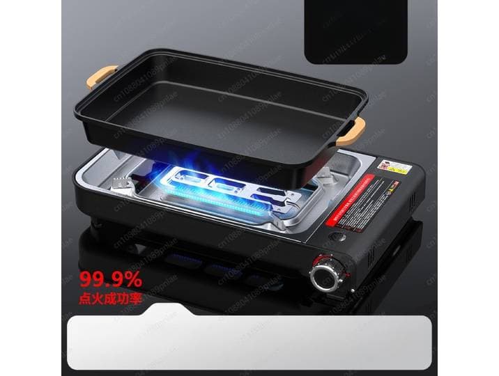 Poêle à poisson spéciale enveloppée de papier pour gril à poisson, Cassette commerciale, Portable pour usage domestique