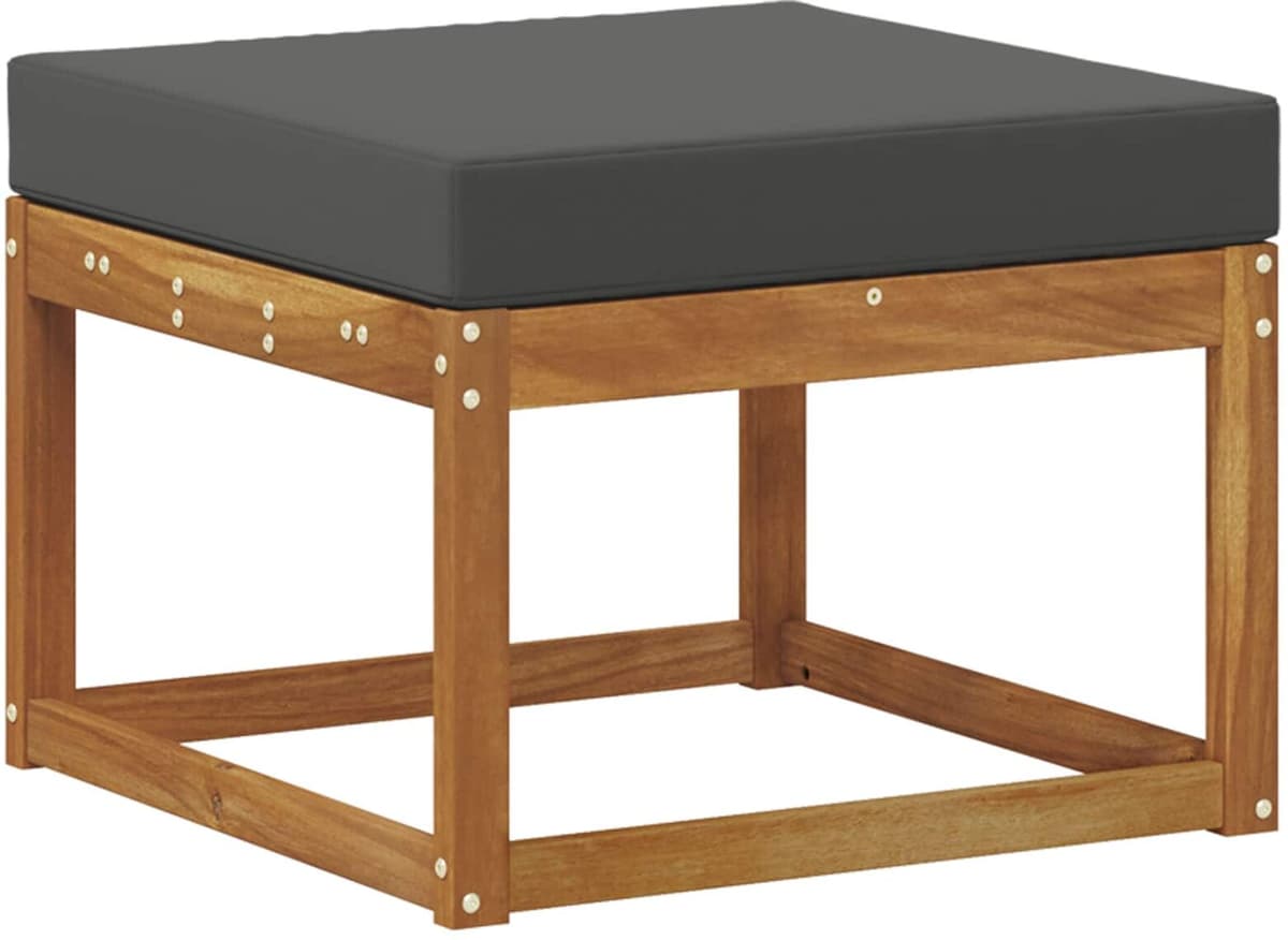 vidaXL Ensemble de canapés d'extérieur 5 pc Naturel et Anthracite