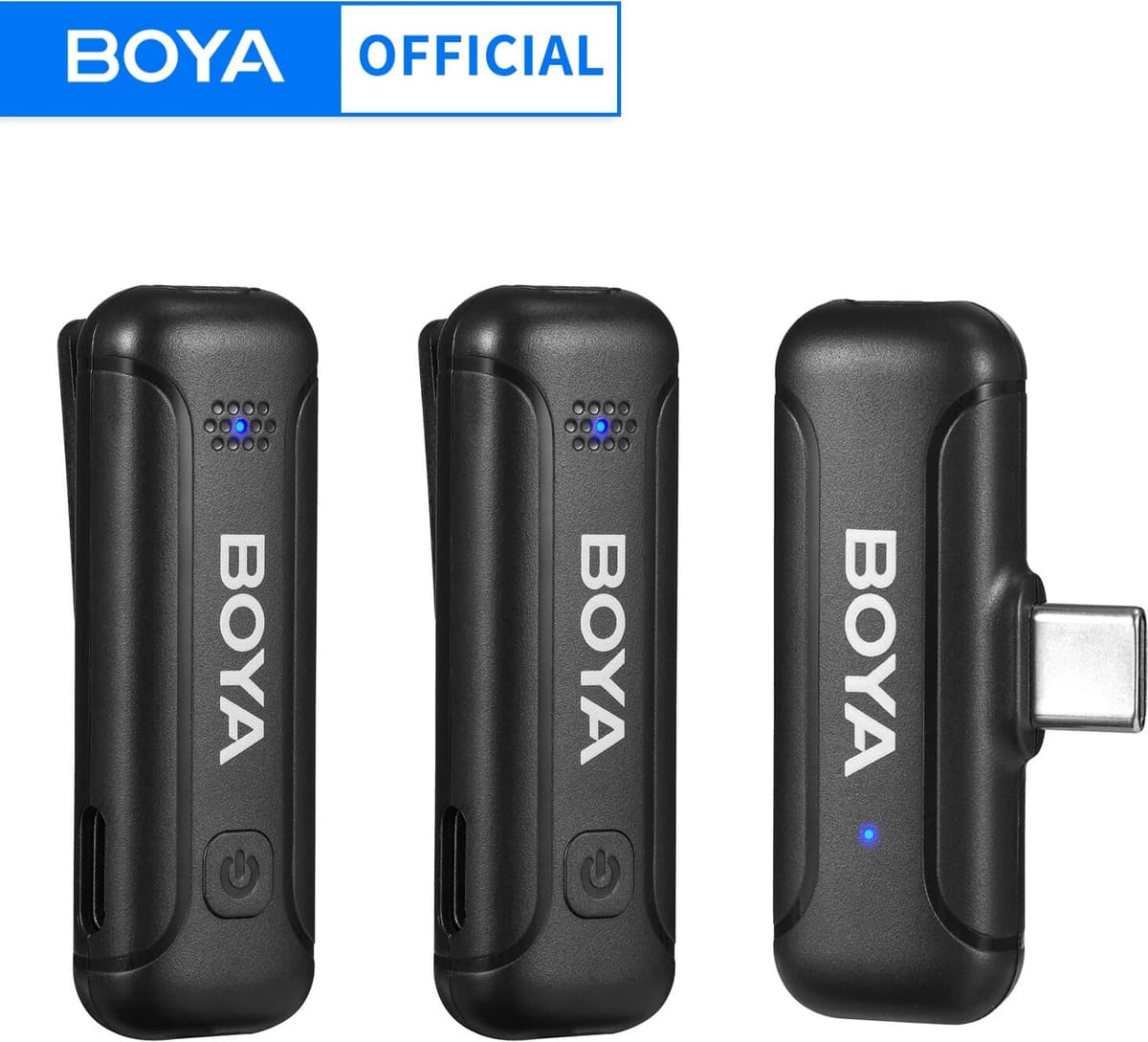 Boya BY-WM3T2 Professional Wireless Lavalier Lapel Microphone Portable Audio Video Recording for iphone Android Live Broadcast