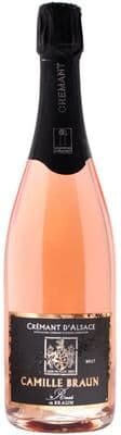"""Camille Braun & Sons Vineyards Cremant d'Alsace Brut Rose Champagne - France"""