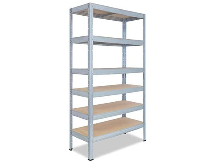 shelfplaza® 200x100x30cm Profi Schwerlastregal verzinkt/Metallregal mit 6 Böden à 166kg Tragkraft/Kellerregal Metall, Garagenregal, Werkstattregal oder Regal Lagerregal/Steckregal Metall