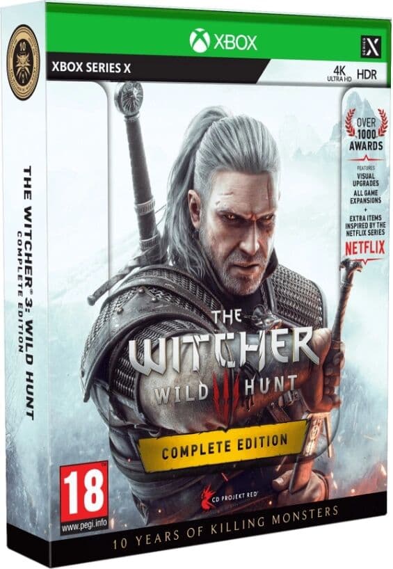 CD PROJEKT RED The Witcher 3: The Wild Hunt - Complete Edition + 10th Anniversary Steelbook - Xbox Series X Xbox Series