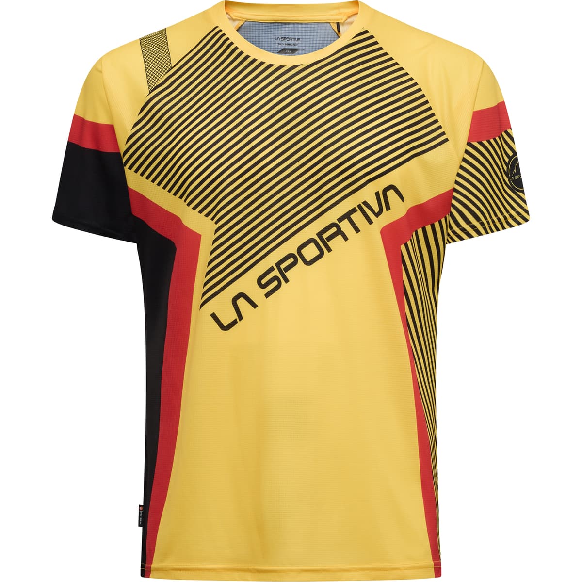 La Sportiva Flow Herren Laufshirts gelb Größe L Laufen | Trailrunning Atmungsaktiv
