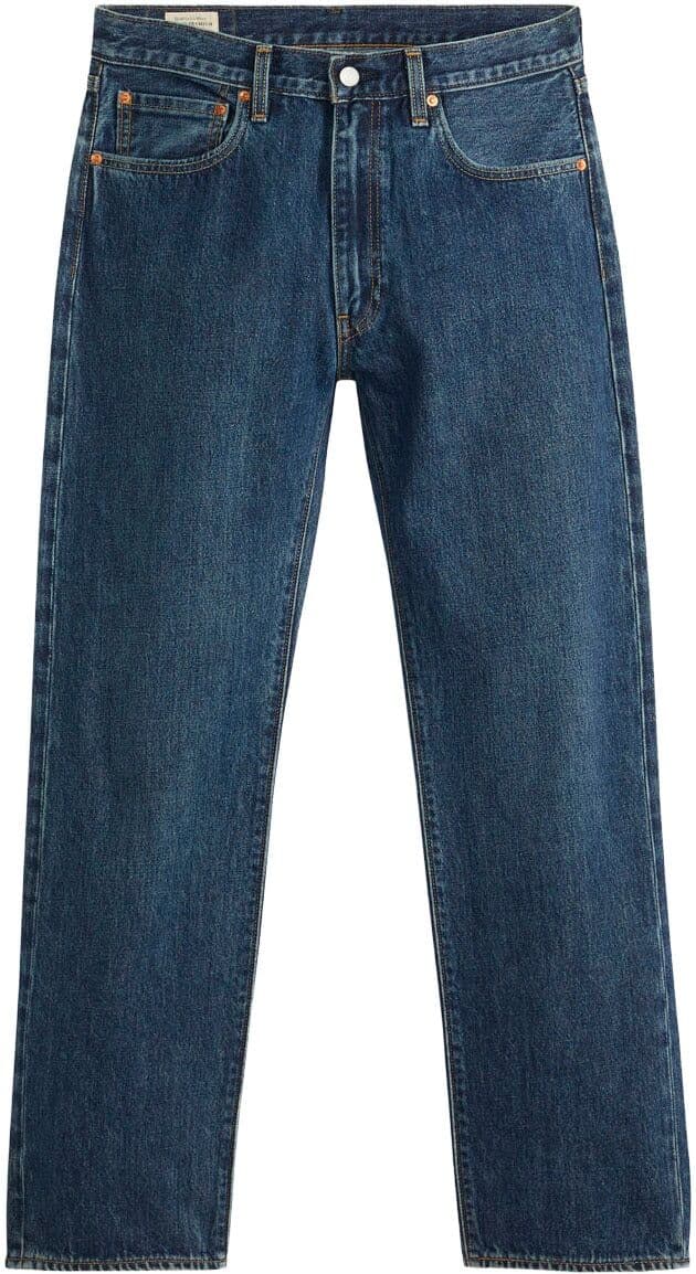 5-Pocket-Jeans LEVI'S "555 RELAXED STRAIGHT", Herren, Gr. 34, Länge 34, blau (check the score), Denim/Jeans, Obermaterial: 100% Baumwolle, relaxed fit, Jeans 5-Pocket-Jeans check the score 34, Länge 34