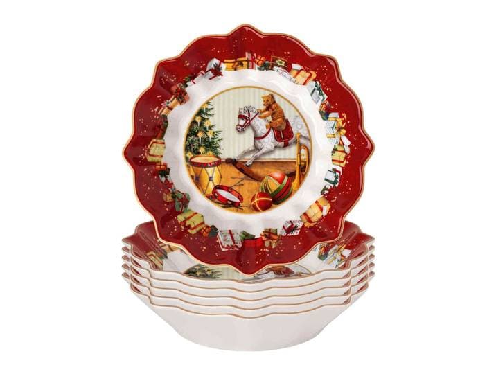 Schale VILLEROY & BOCH Schalen Geschenke Toy's Fantasy ø 16,6 cm 6er Set bunt , bunt, L:16,6cm, Schüsseln, Schale