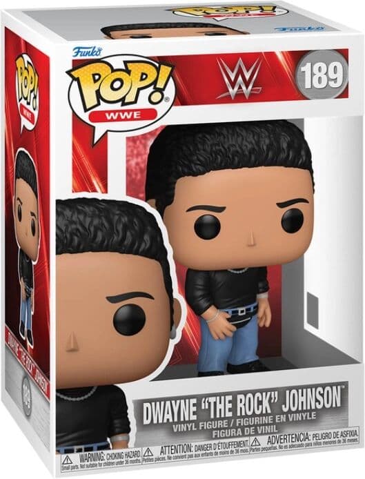 Funko Pop! WWE: World Wrestling Entertainment - Dwayne "The Rock" Johnson #189 Vinyl Figura Ajándéktárgyak