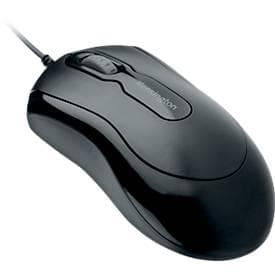 Maus Kensington Mouse-in-a-Box™ EQ, kabelgebunden, für Links-/Rechtshänder, 2 Tasten und Scrollrad, 1000 dpi, PCR, schwarz