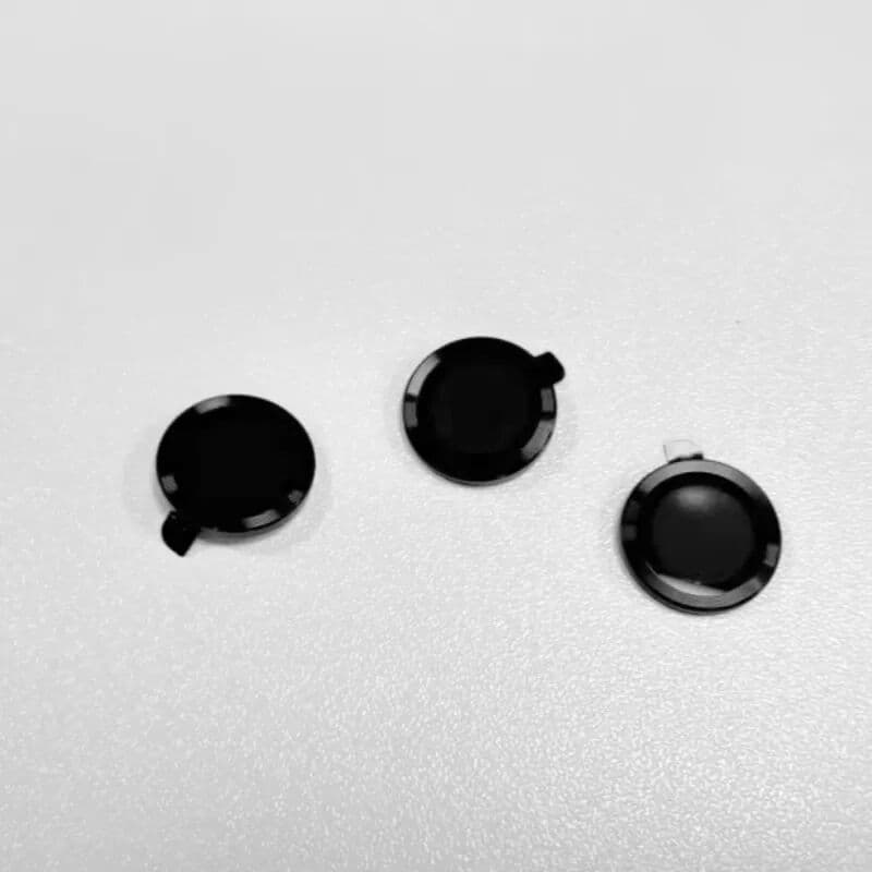 INF Protection d'objectif en métal 3 pièces pour iPhone Le noir iPhone 16 Pro/16 ProMax