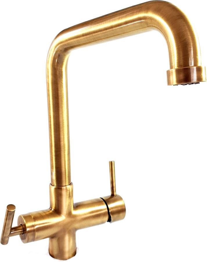 Rubinetto Forhome® 4 Vie Per Acqua Depurata Rubinetto Per Depuratore (Colore: Br