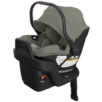 UPPAbaby OPEN BOX Aria V2 Lightweight Infant Car Seat - Evelyn (Meadow Green)
